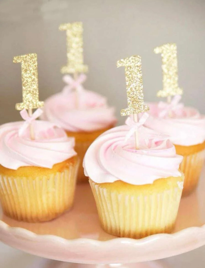 Cupcake Toppers - 1st Birthday