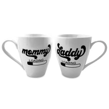 Load image into Gallery viewer, Mommy &amp; Daddy Loading Mug Set

